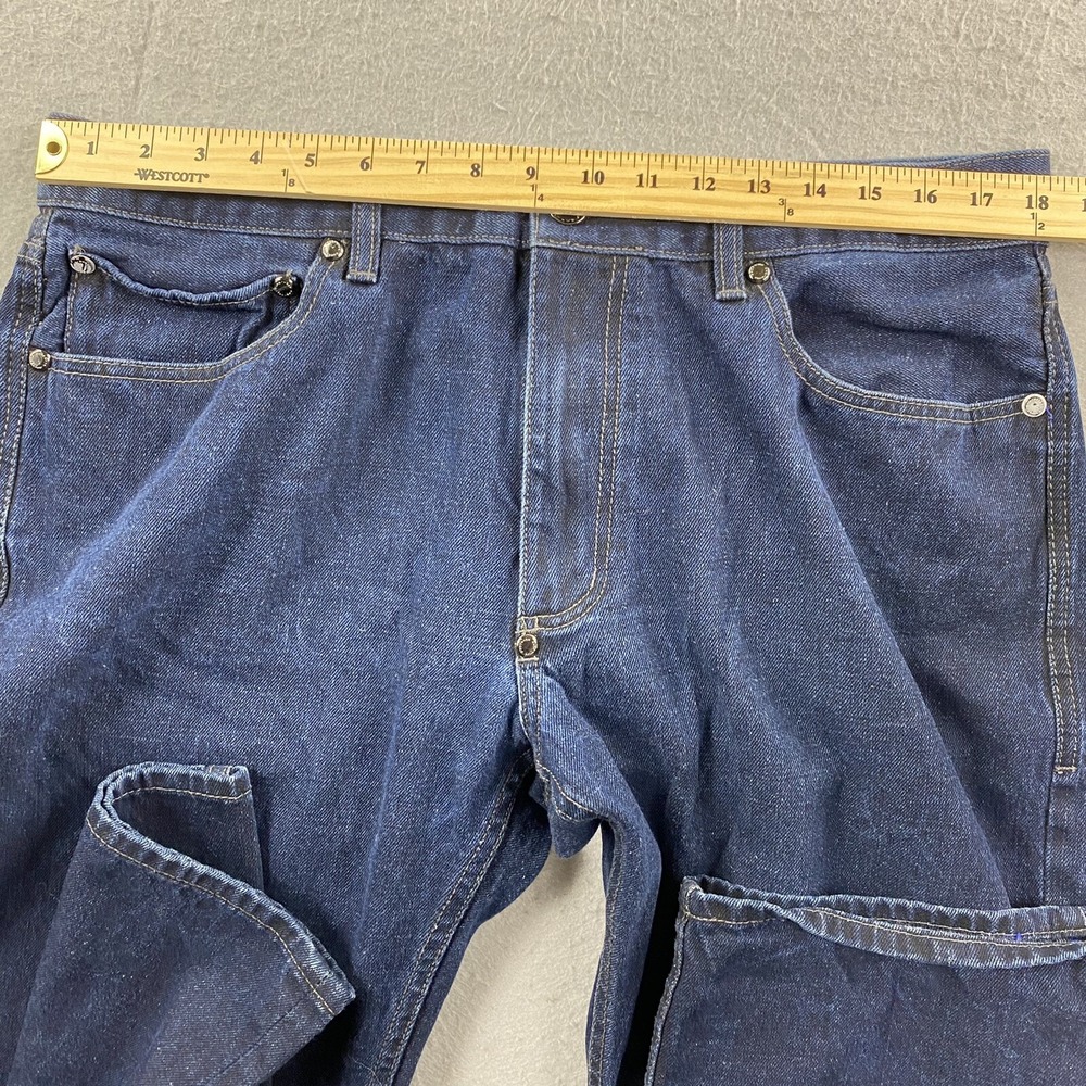 Sean John Jeans Mens 38 Blue Denim Pants Hamilton Relaxed Straight Cotton - Picture 8 of 11